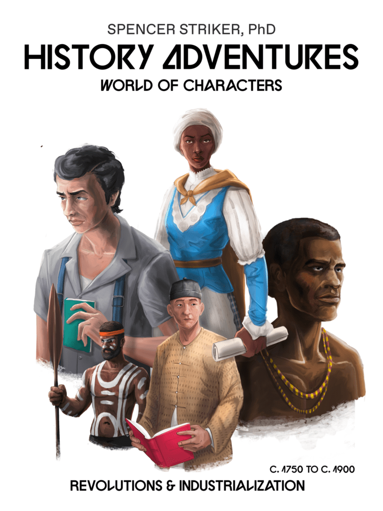 History Adventures, World of Characters - cover art