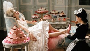 Marie Antoinette says let them eat cake
