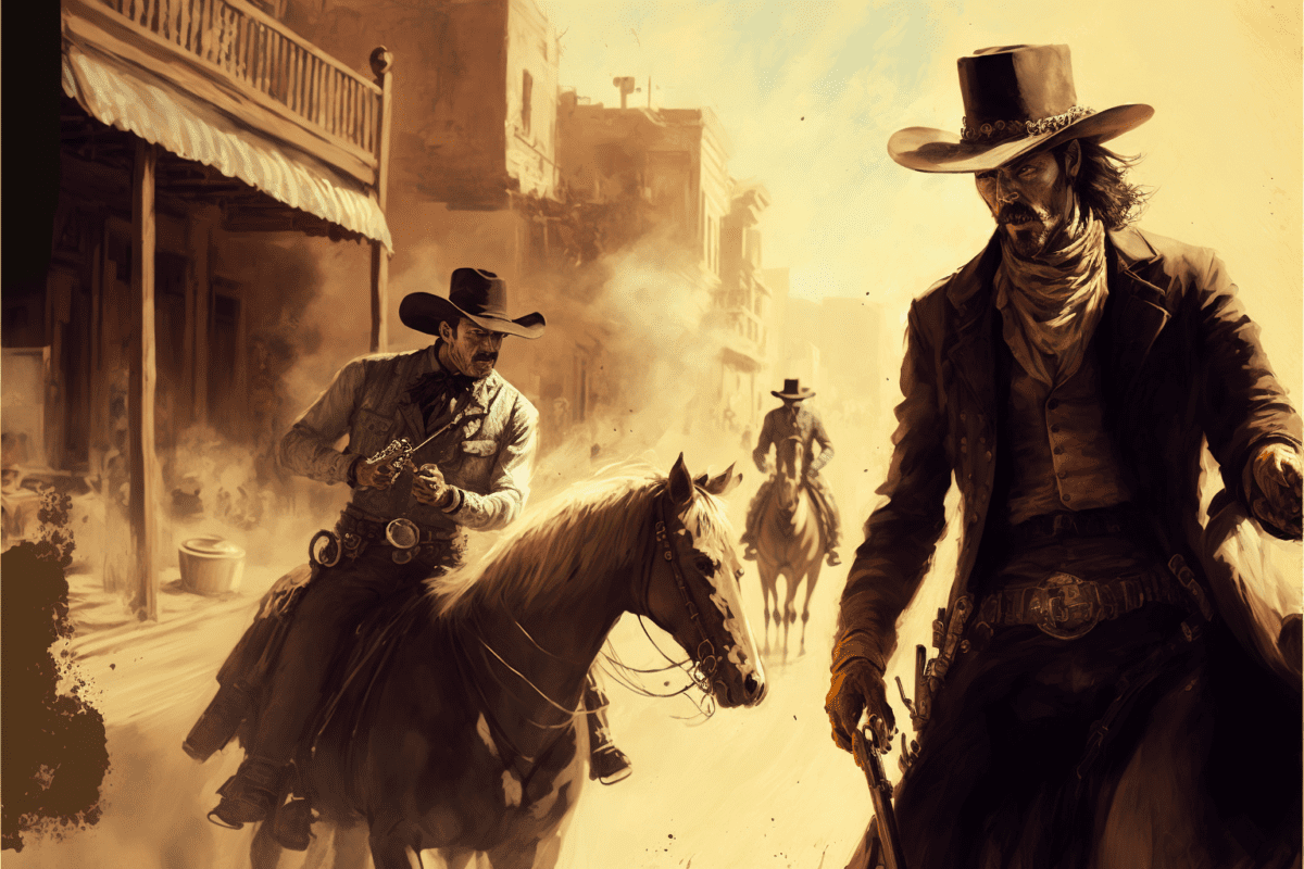Old West Gun Fight | Sergio Leoni style