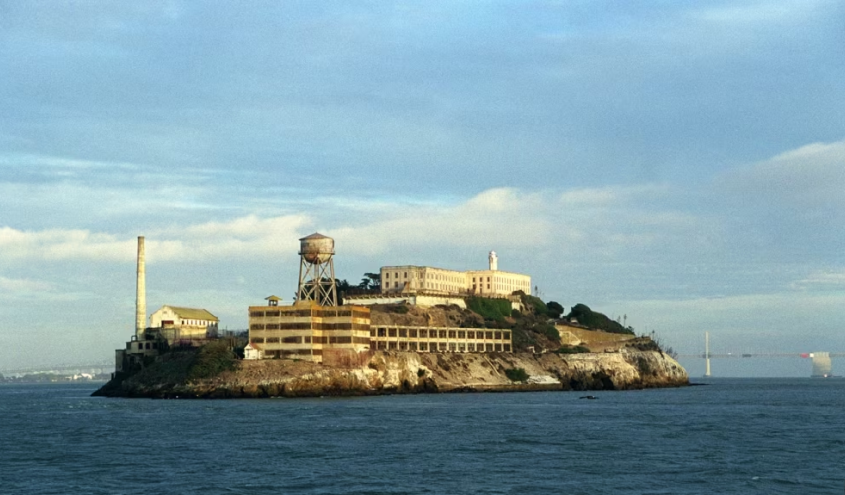 The Alcatraz Island prison in San Francisco, USA.