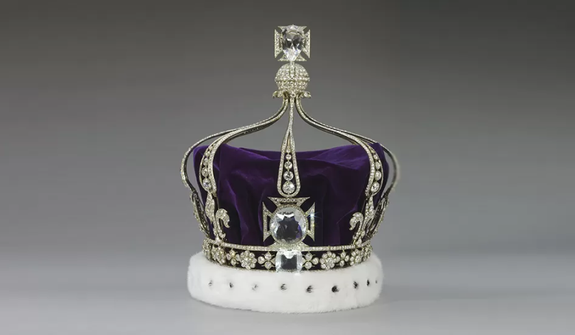 The Queen of England's Crown which contains the Koh-i-Noor diamond.
