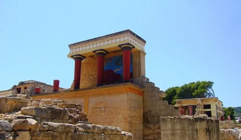 A building in the Minoan Civilization in Ancient Greece.

