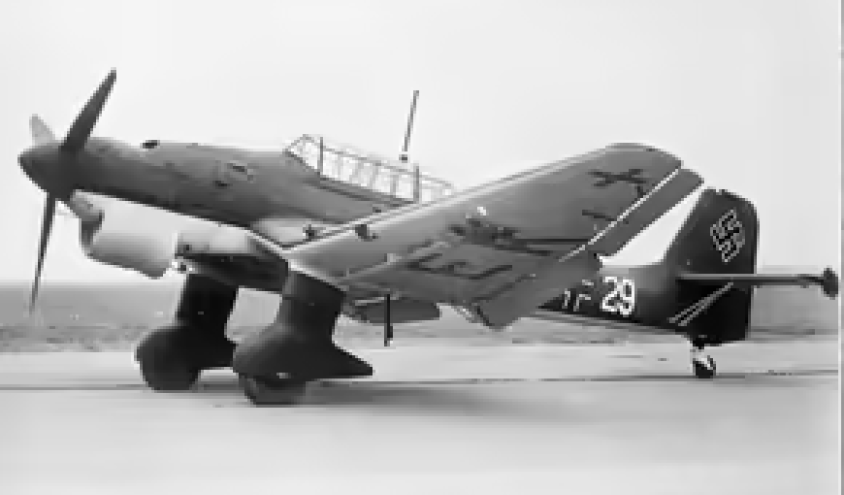 The Junkers JU 87 Stuka.
