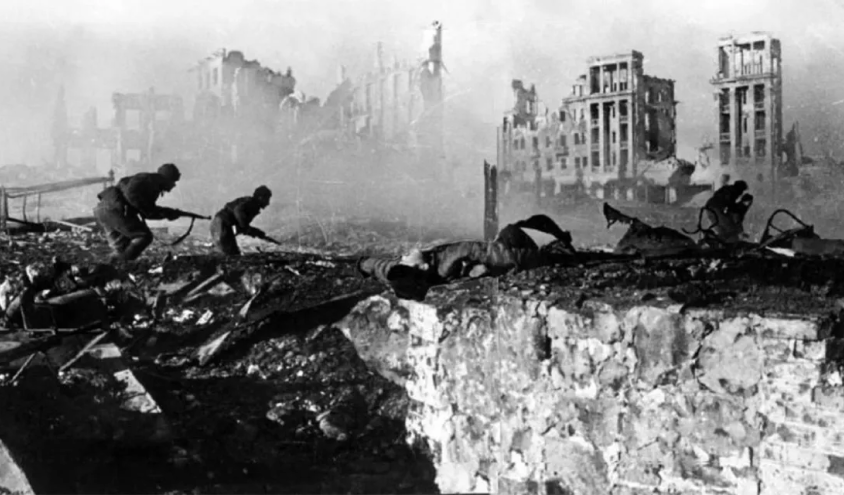 The battle site of the deadly Battle of Stalingrad.
